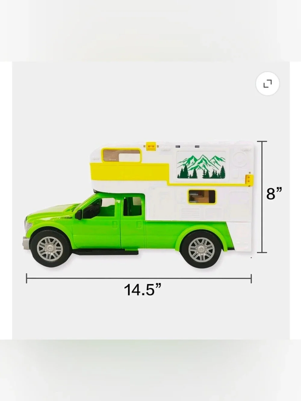 Adventure Force Ford F-350 Camping Adventure Vehicle Play Set, 8 Pieces
